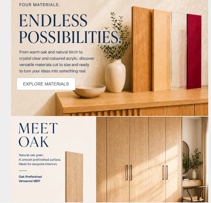 Premium ecommerce email campaign created by Blank Sheet